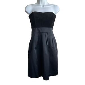 Banana Republic Women Mini‎ Sheath Dress 2 Black Cocktail Dressy Whimsygoth Y2K